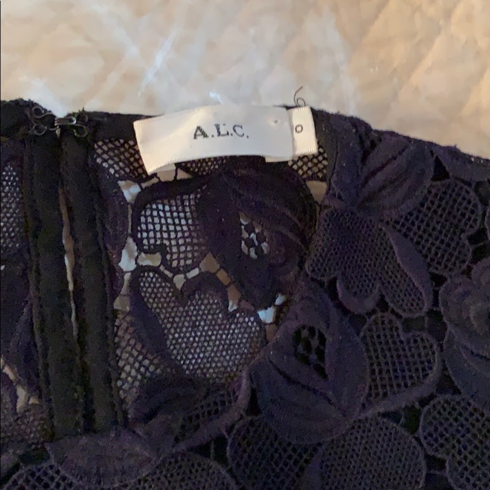 CONSIGNED A.L.C. Adriana  Floral Lace Crop Top - Picture 2 of 4